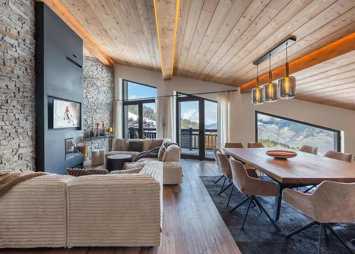 Duplex Neuf Ski In/Out Avec Spa Et Piscine A Courchevel 1850 - Fr-1-564-99
